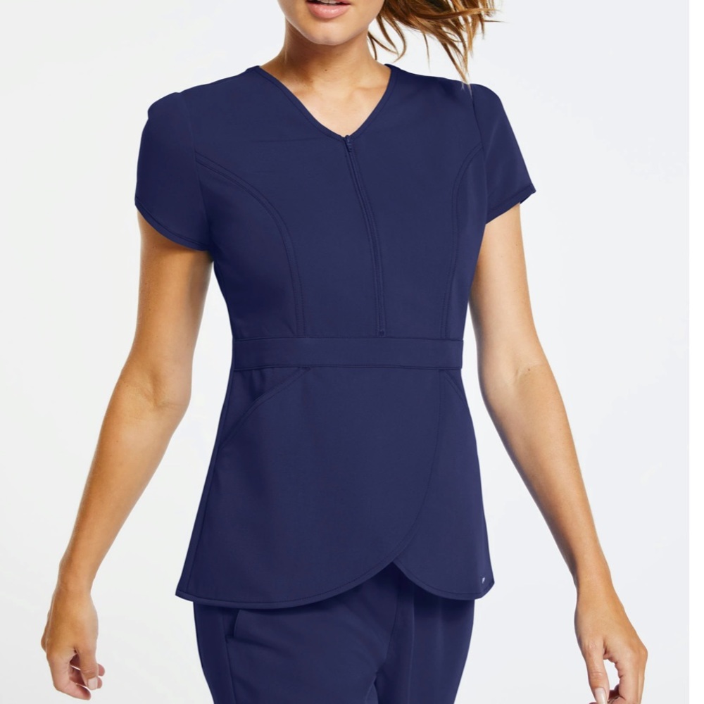 Jaanuu tulip top in navy